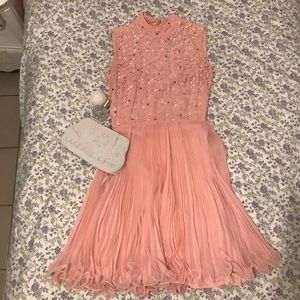 Vintage 1960s formal beaded dress